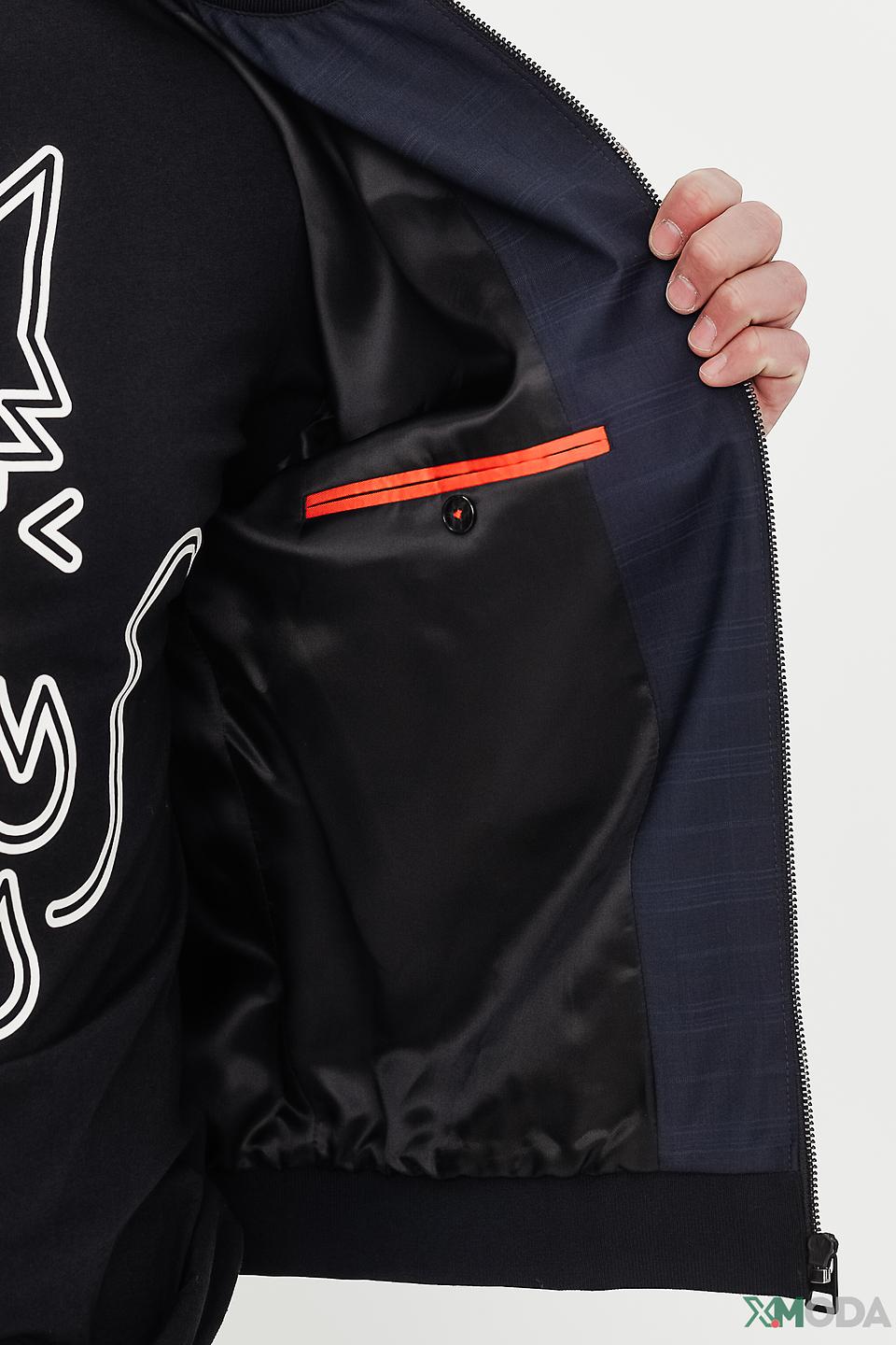 Бомбер Hugo мужской синий