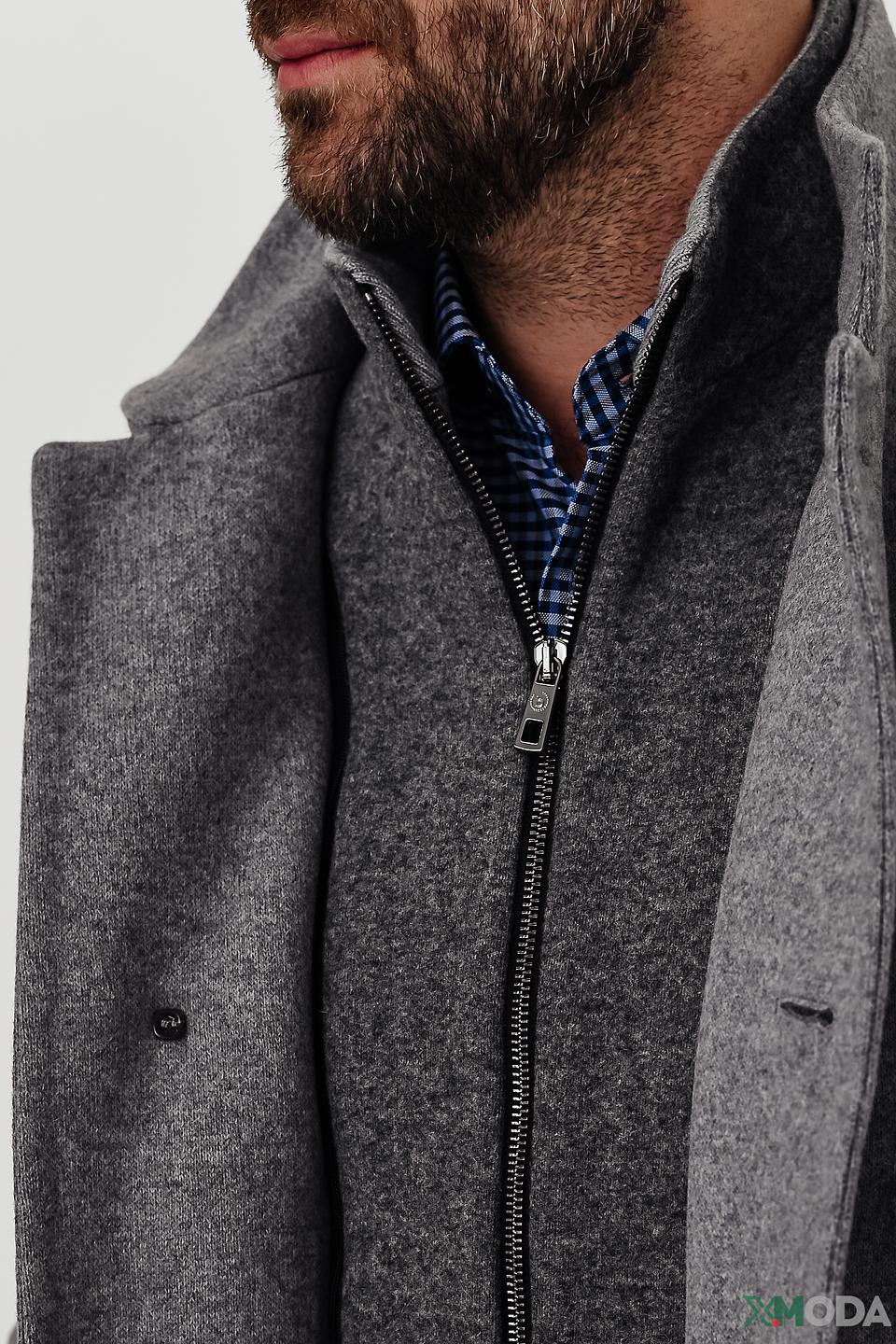 Пальто Bugatti серое