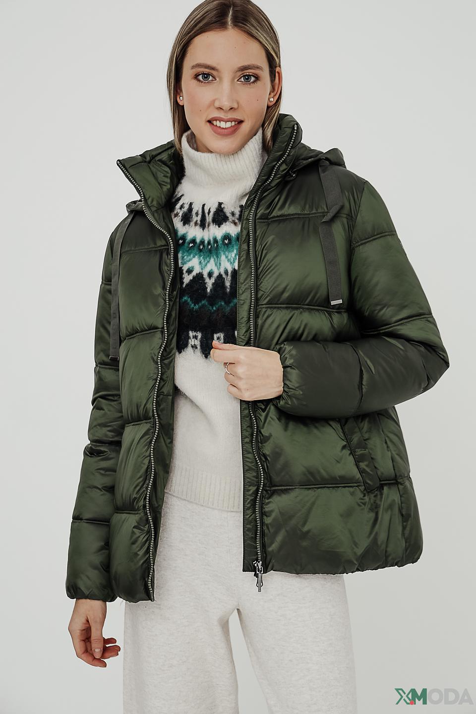 Куртка Bugatti стеганая оливковая