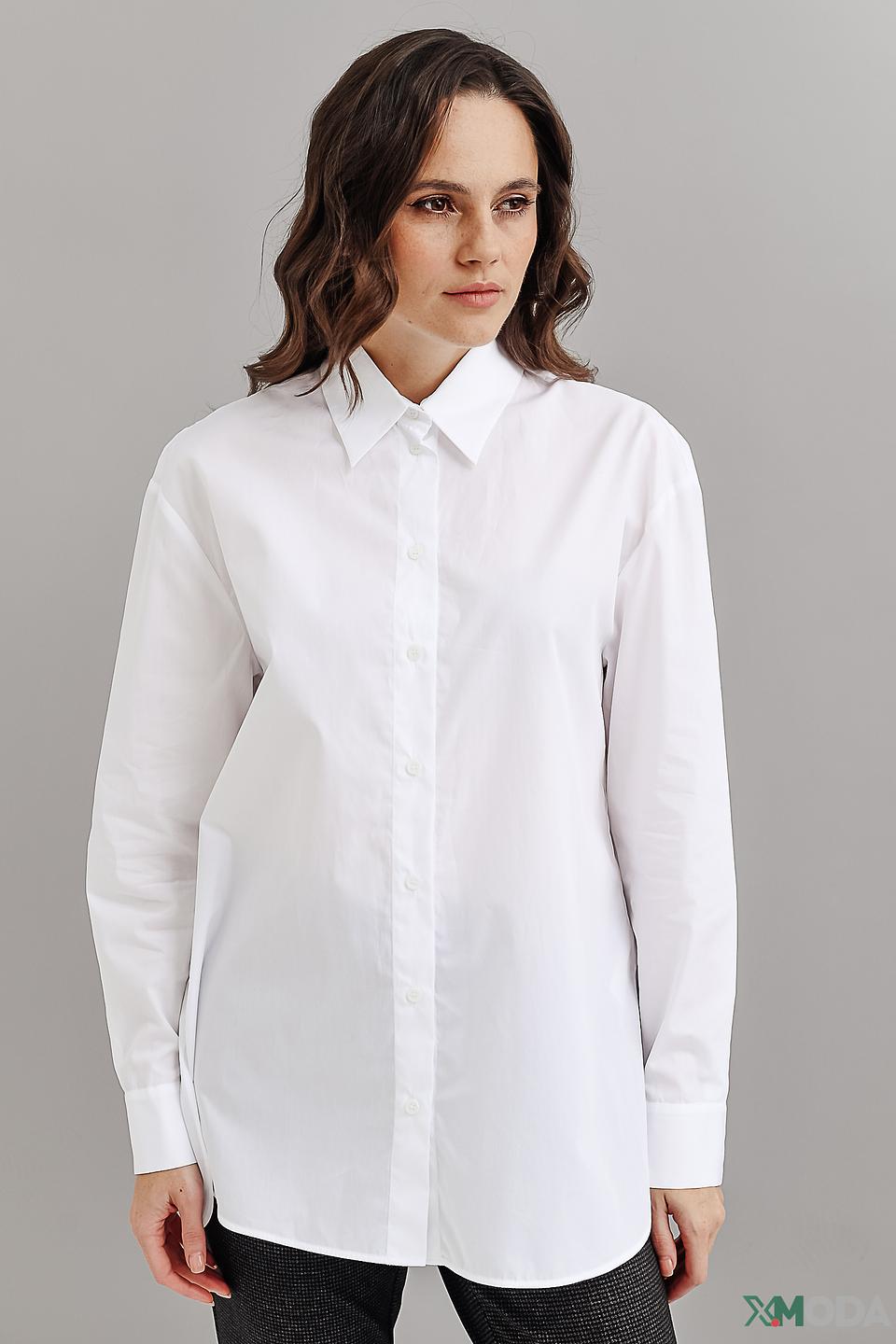 Рубашка Louis and mia белая оверсайз