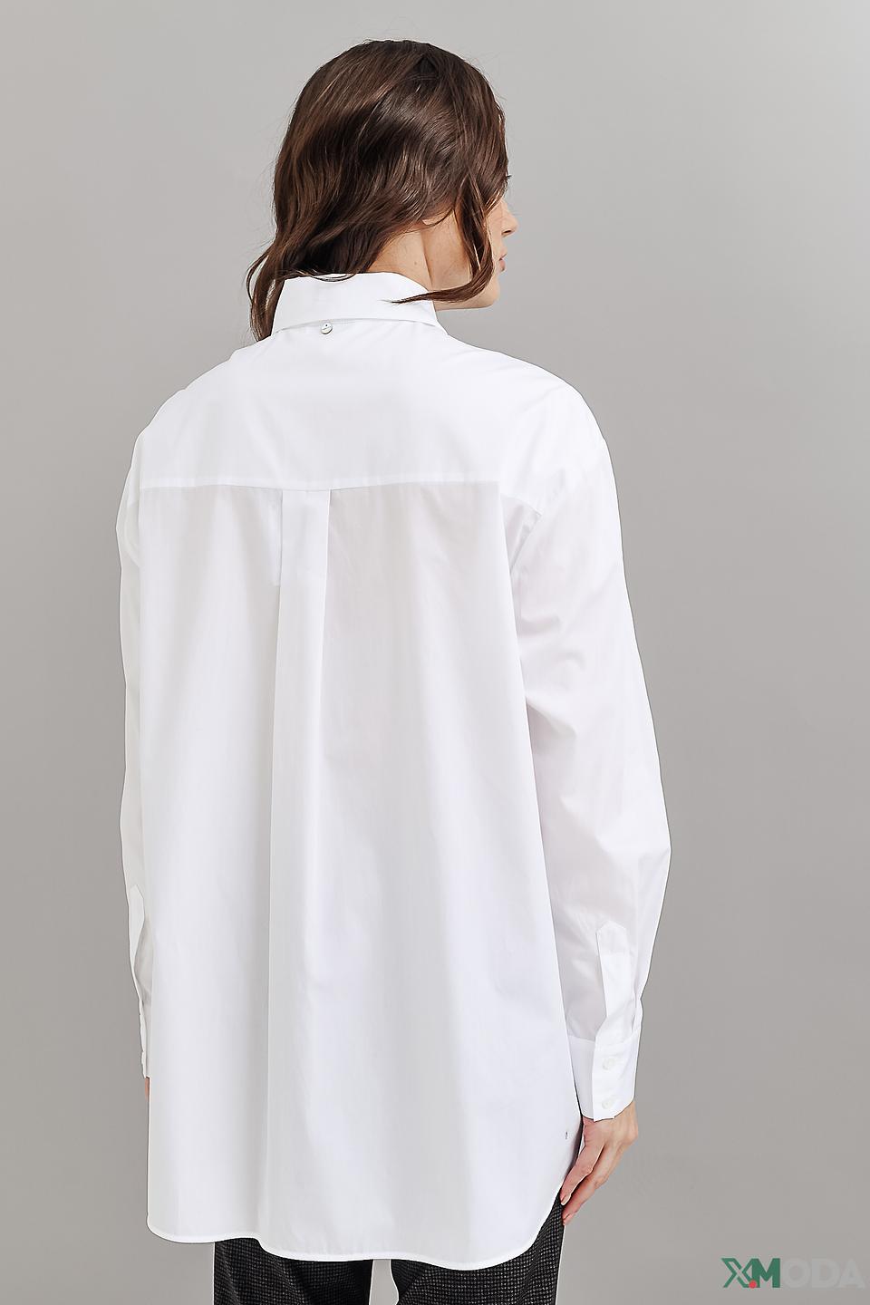 Рубашка Louis and mia белая оверсайз
