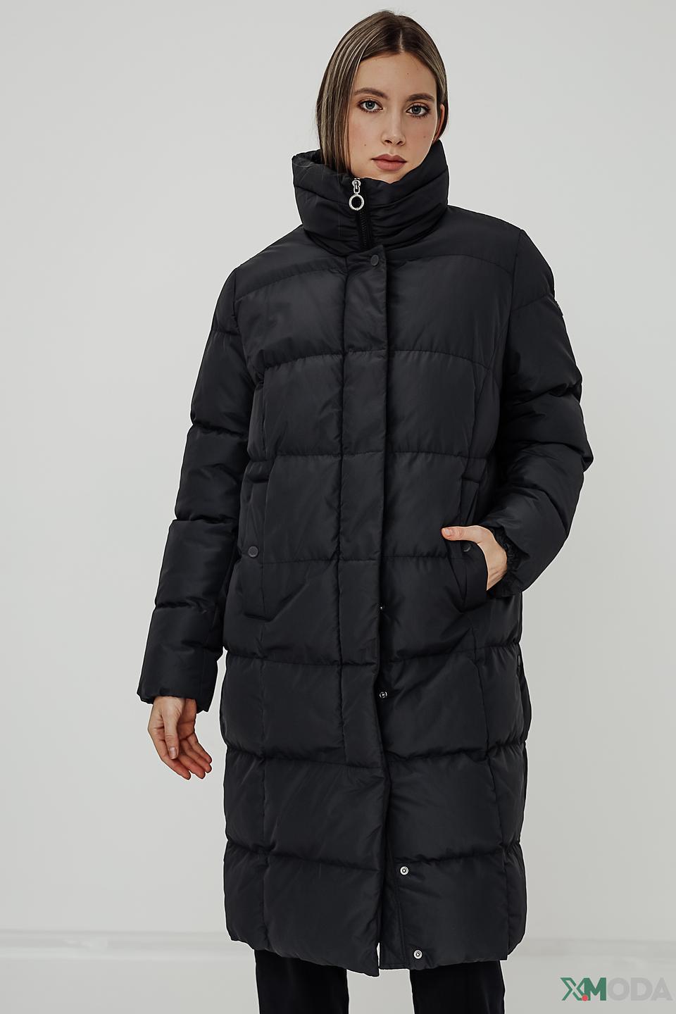 Пальто Bugatti стеганое чёрное