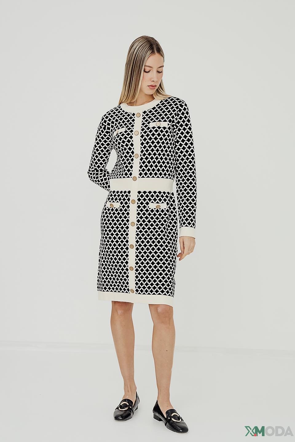 Платье Leo & Ugo в ромбик