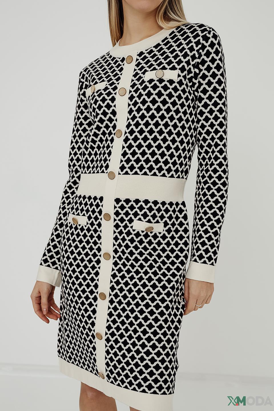 Платье Leo & Ugo в ромбик