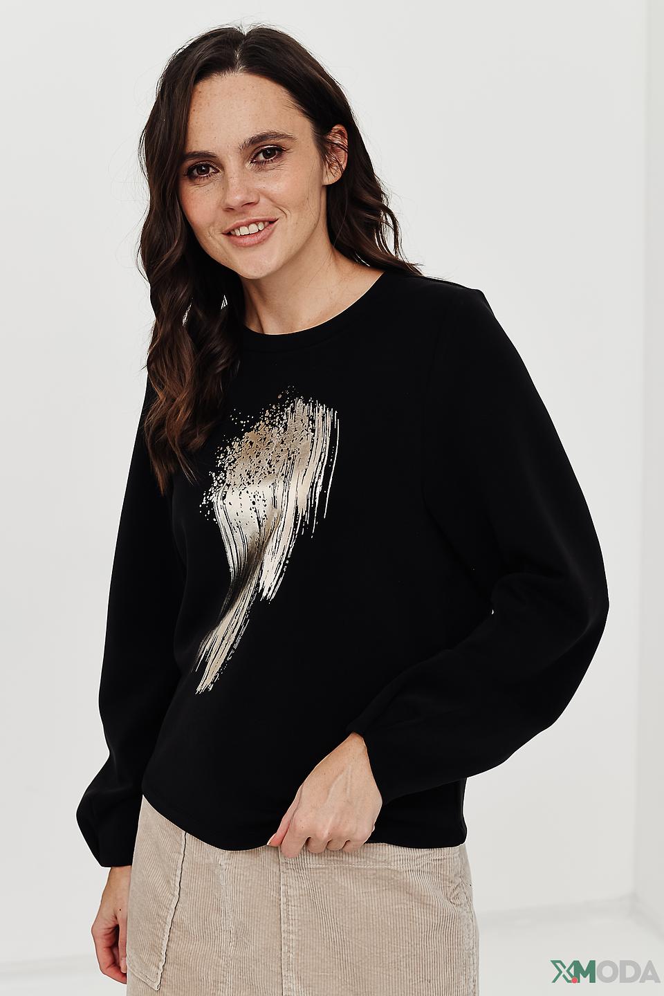 Пуловер Taifun с крыльями чёрный