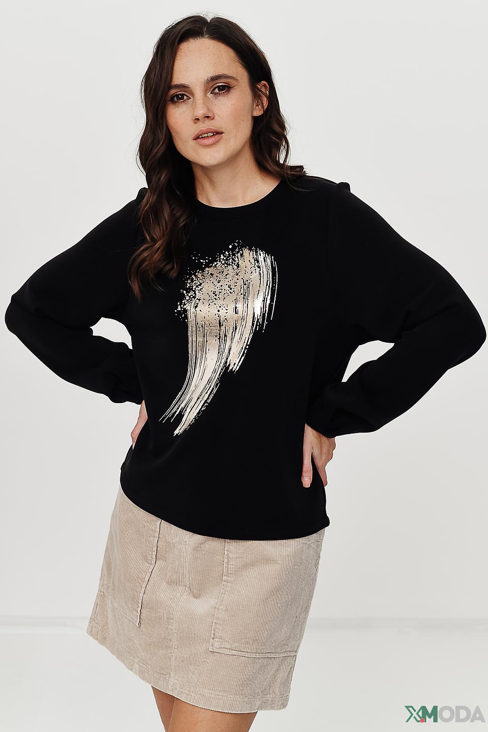 Пуловер Taifun с крыльями чёрный