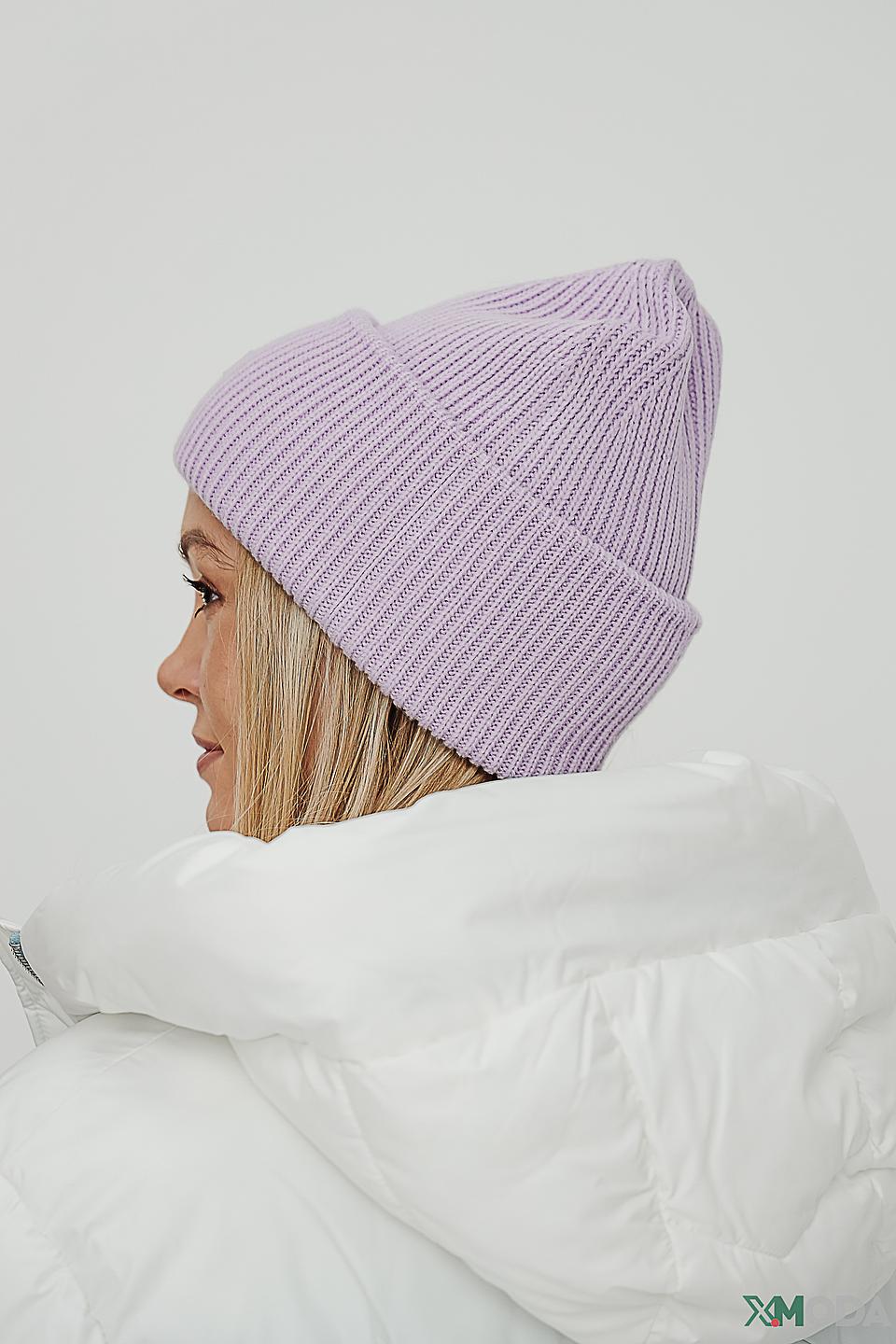 Шапка Bugatti вязаная лавандовая