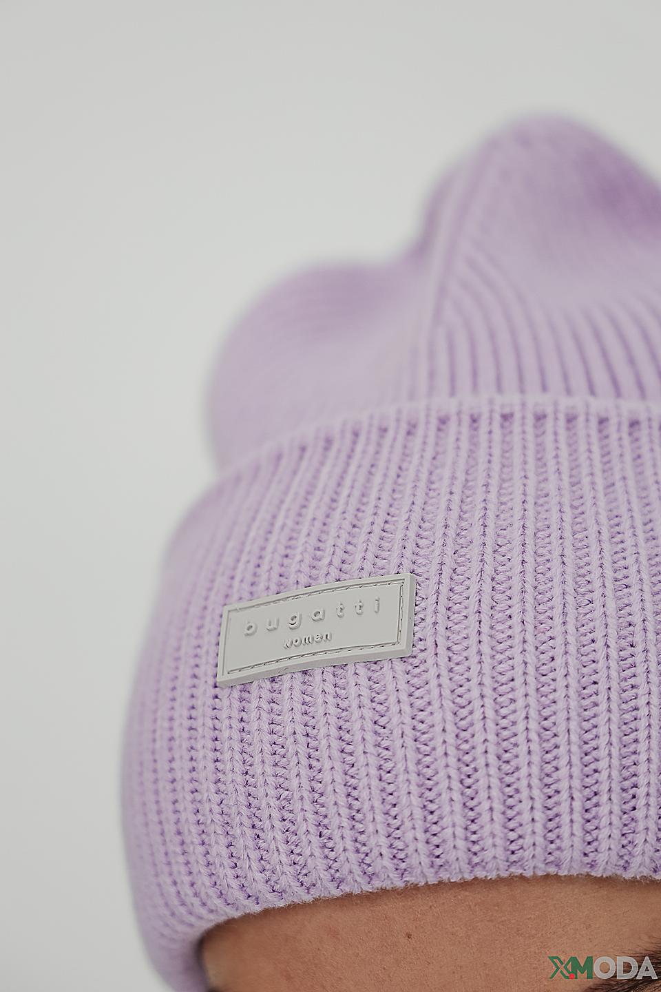 Шапка Bugatti вязаная лавандовая