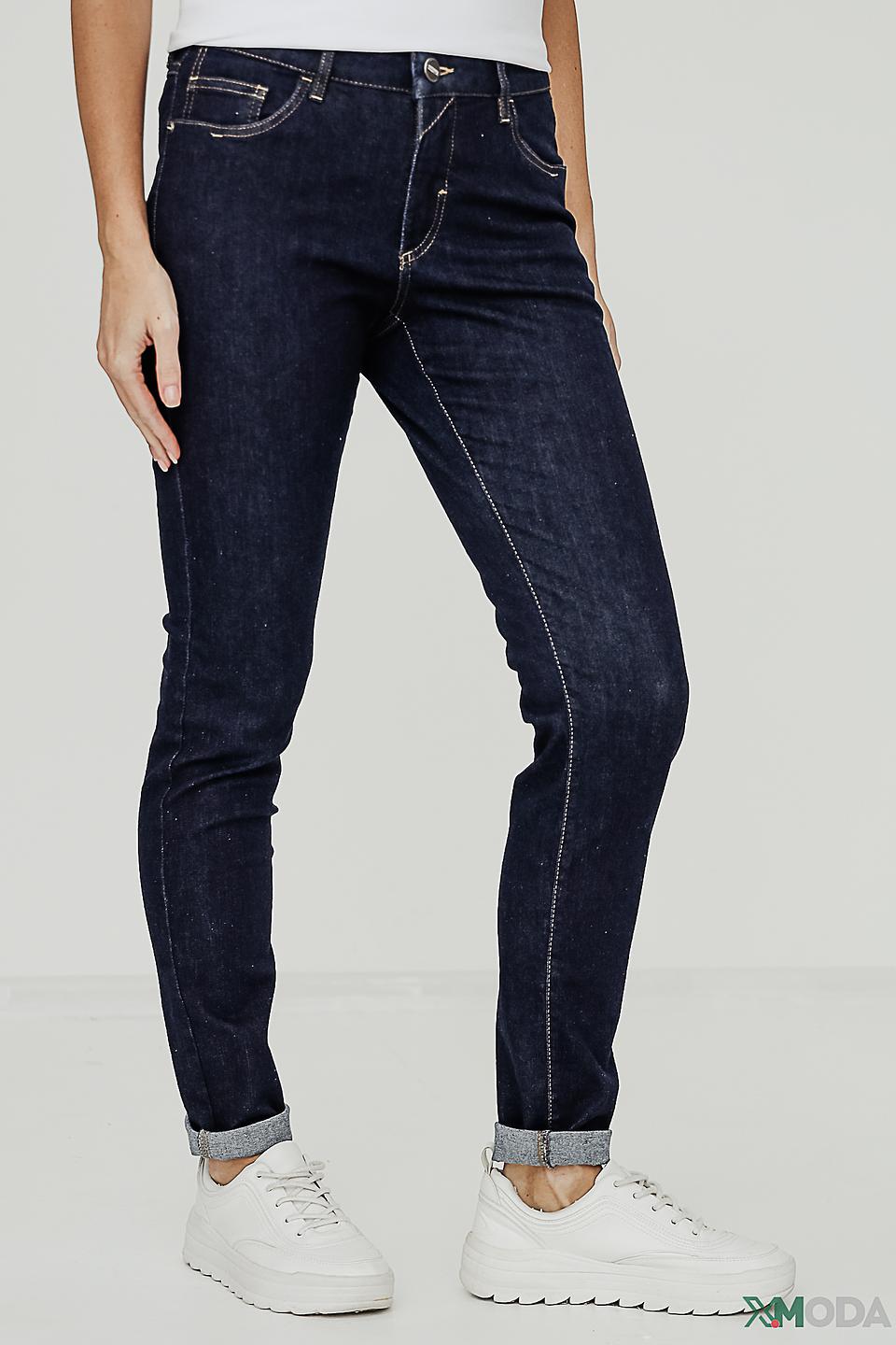 Джинсы Paddocks с контрастной строчкой синие