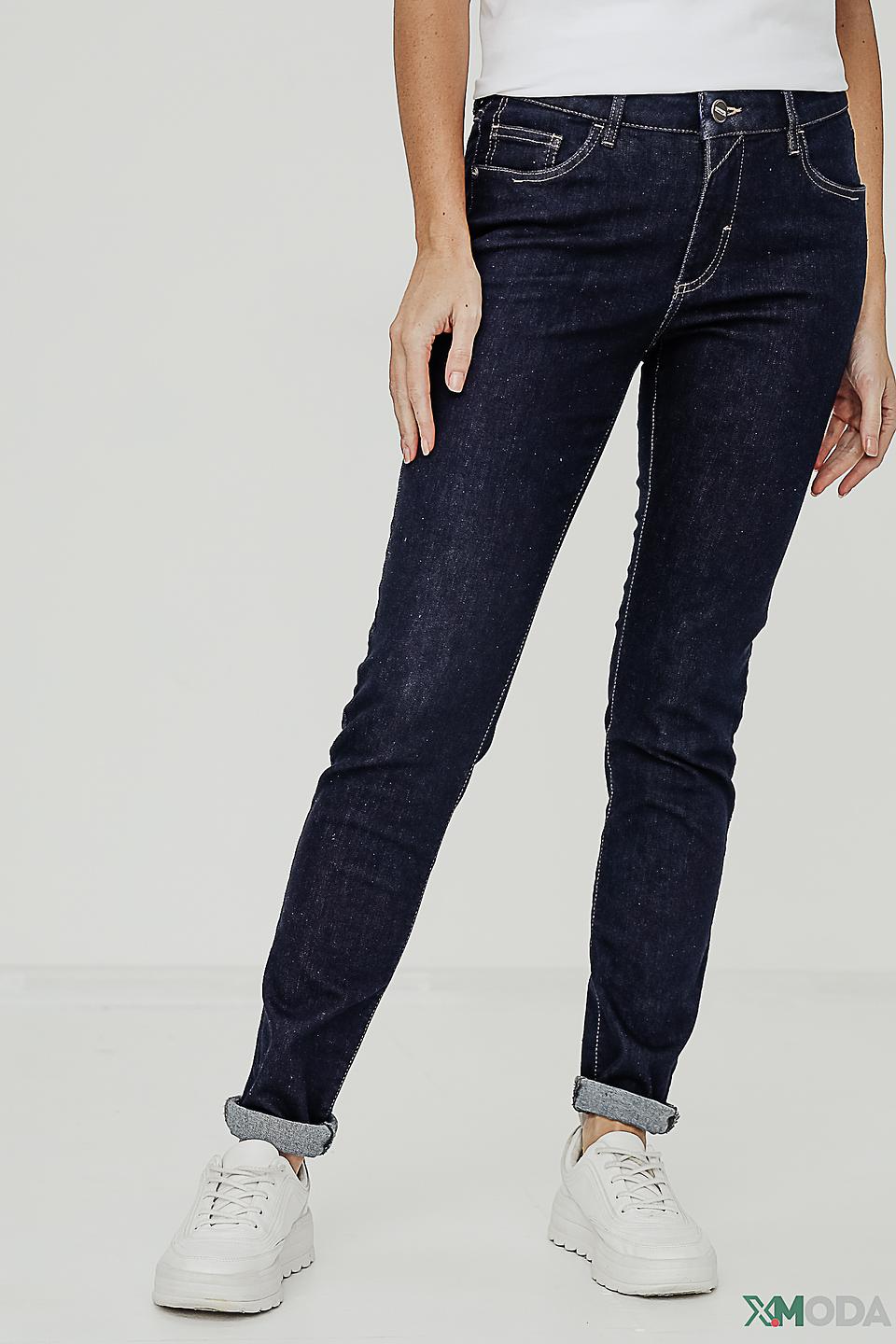 Джинсы Paddocks с контрастной строчкой синие