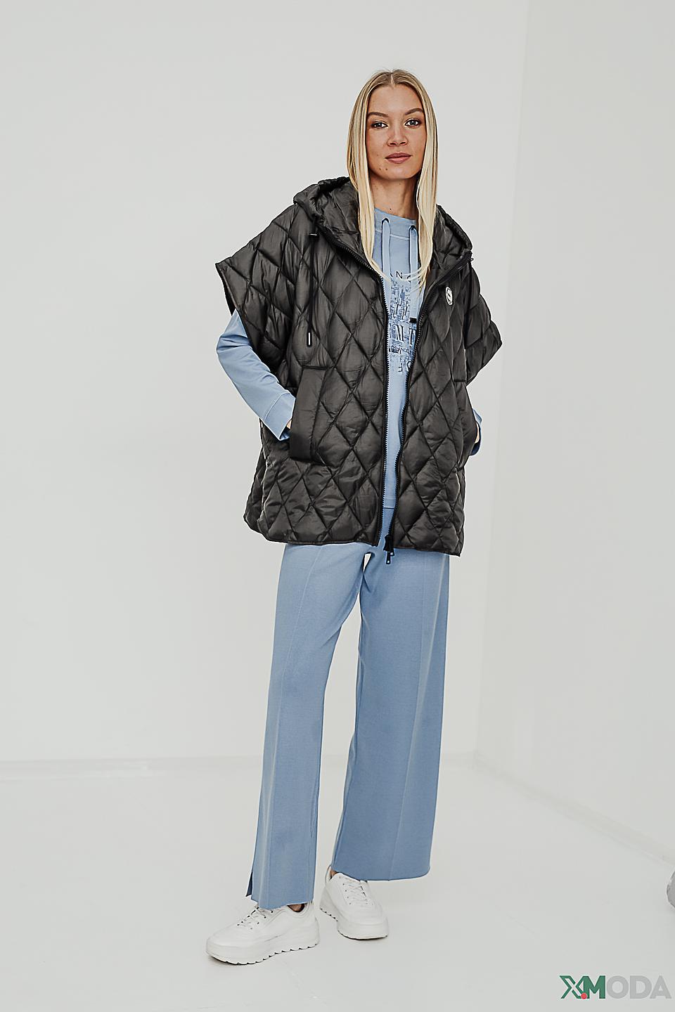 Жилет No.1 Como стеганый черный