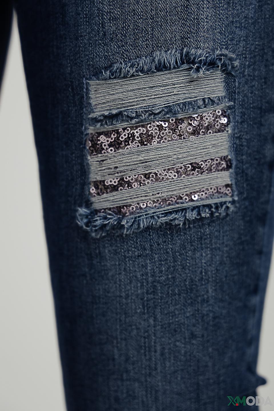 Джинсы Tuzzi с рваным декором