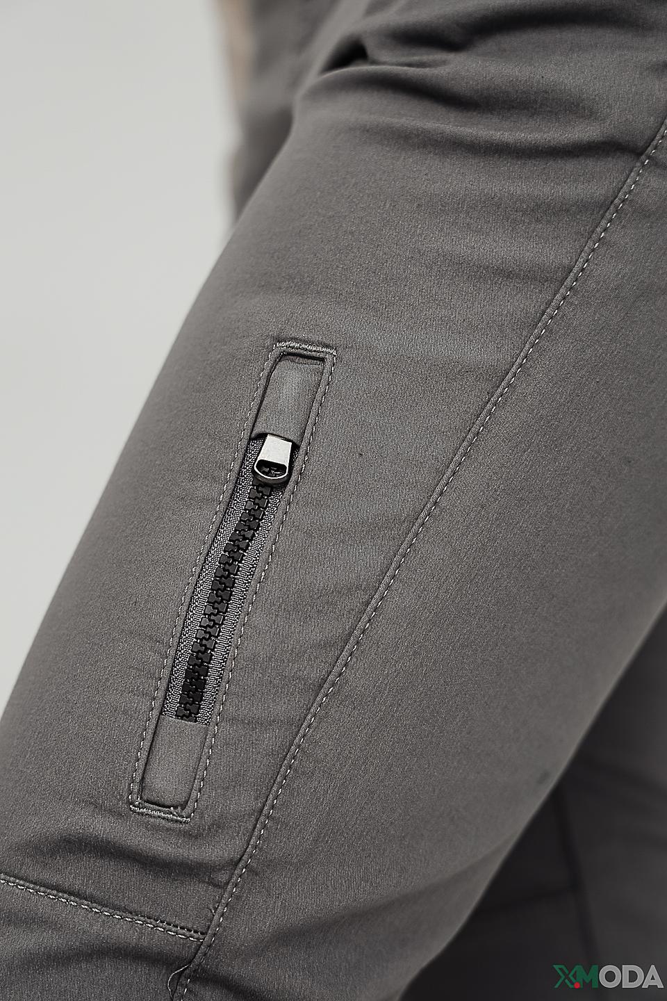 Брюки Lecomte серые кюлоты