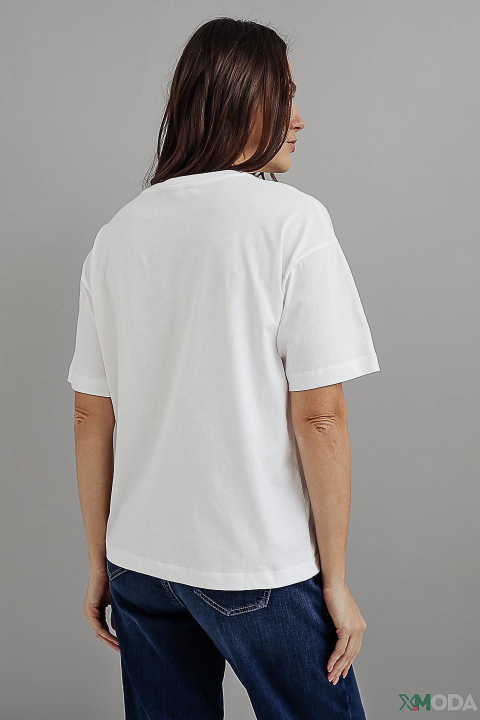 Футболка Cinque с пайетками белый