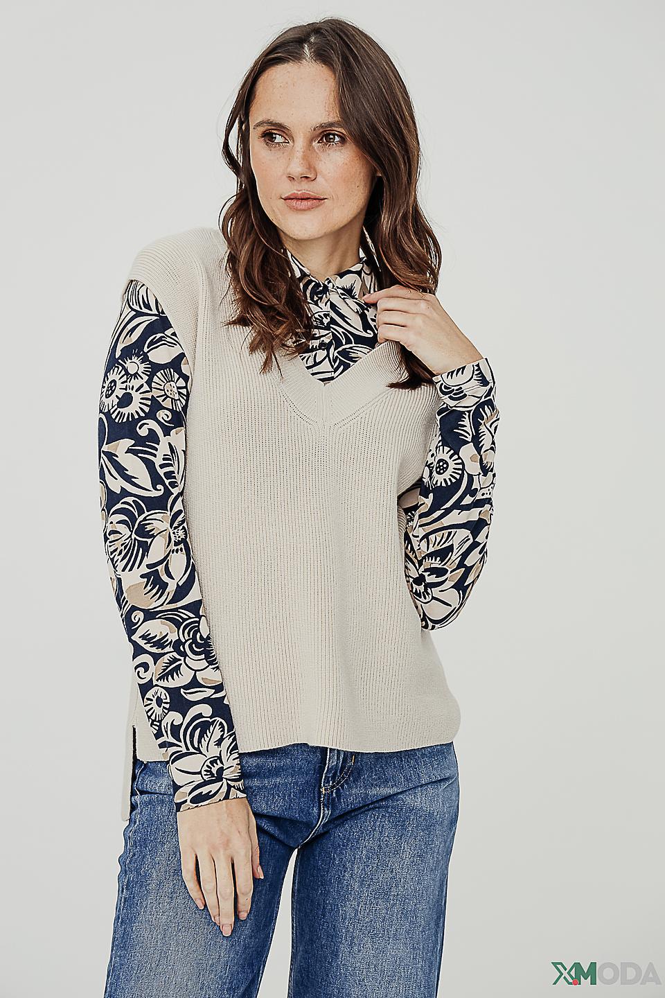 Жилет Frank Walder бежевый