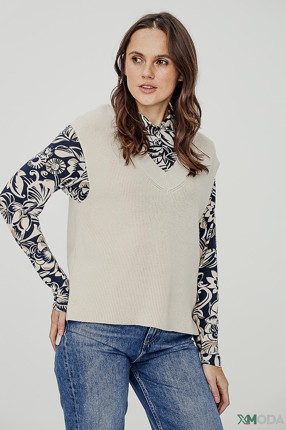 Жилет Frank Walder бежевый