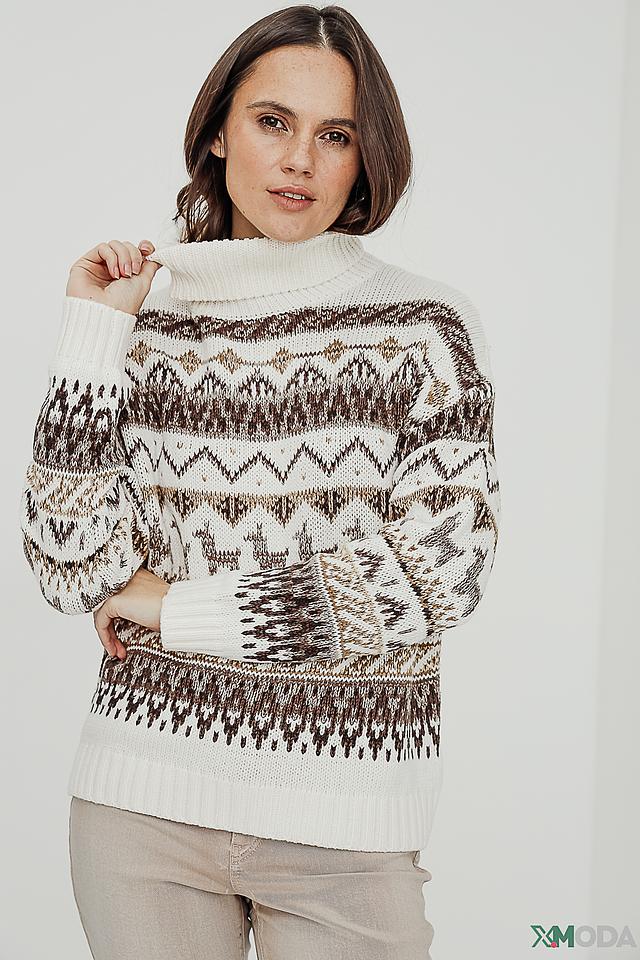 Водолазка Oui с узором