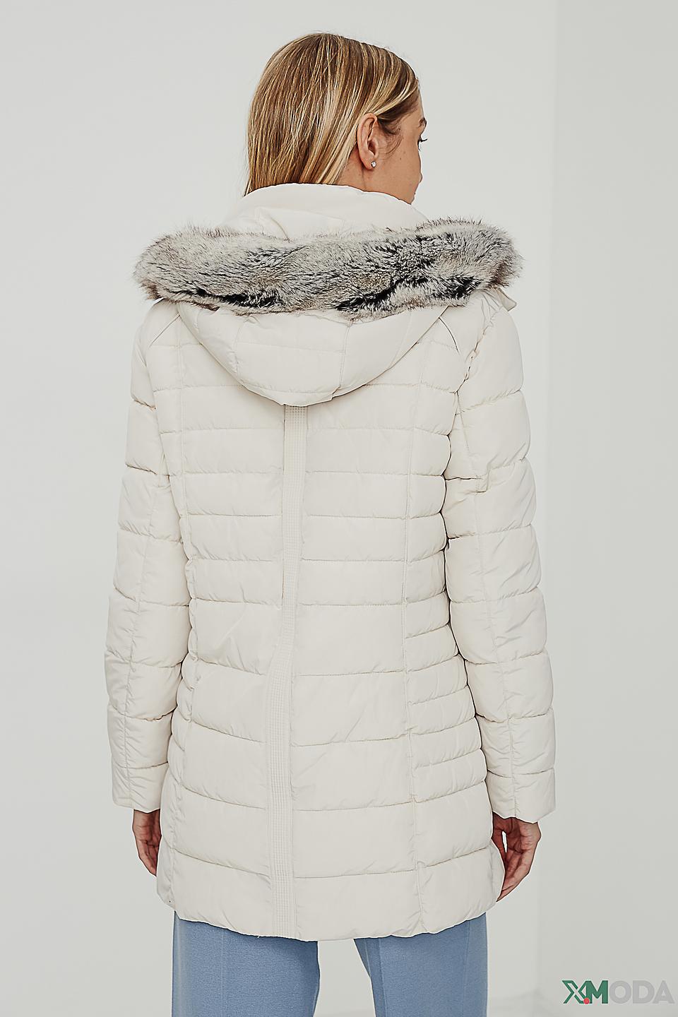 Куртка Lebek стеганая бежевая