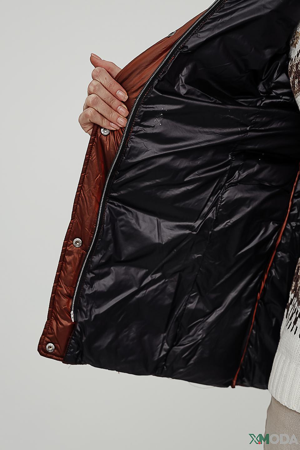 Куртка Lebek стеганая терракотовая