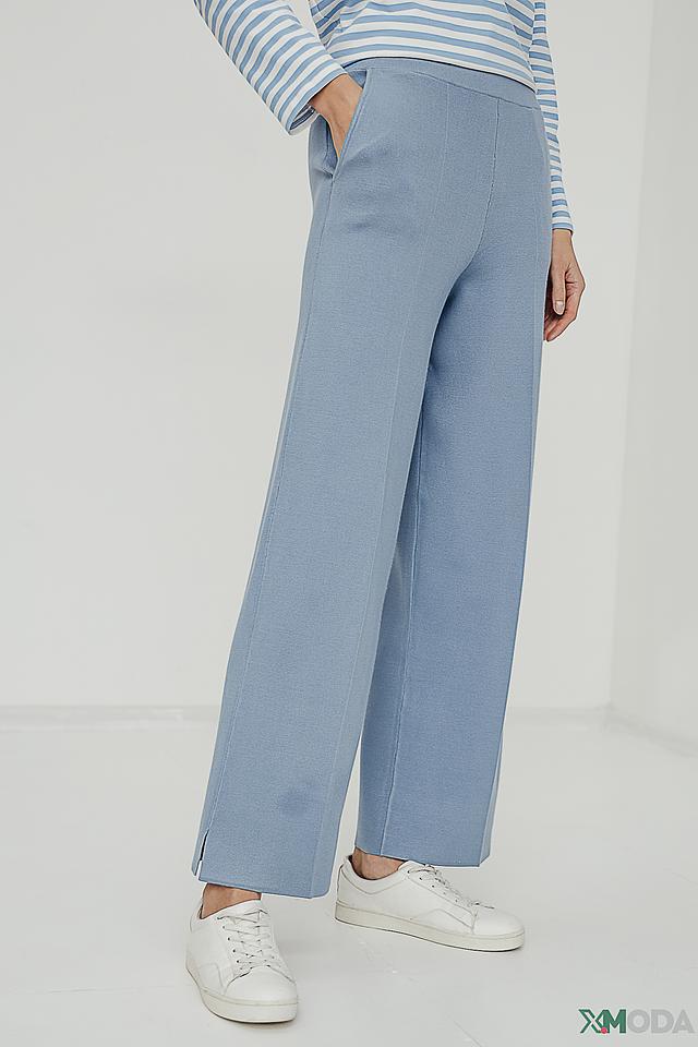 Брюки трикотажные Lecomte голубые