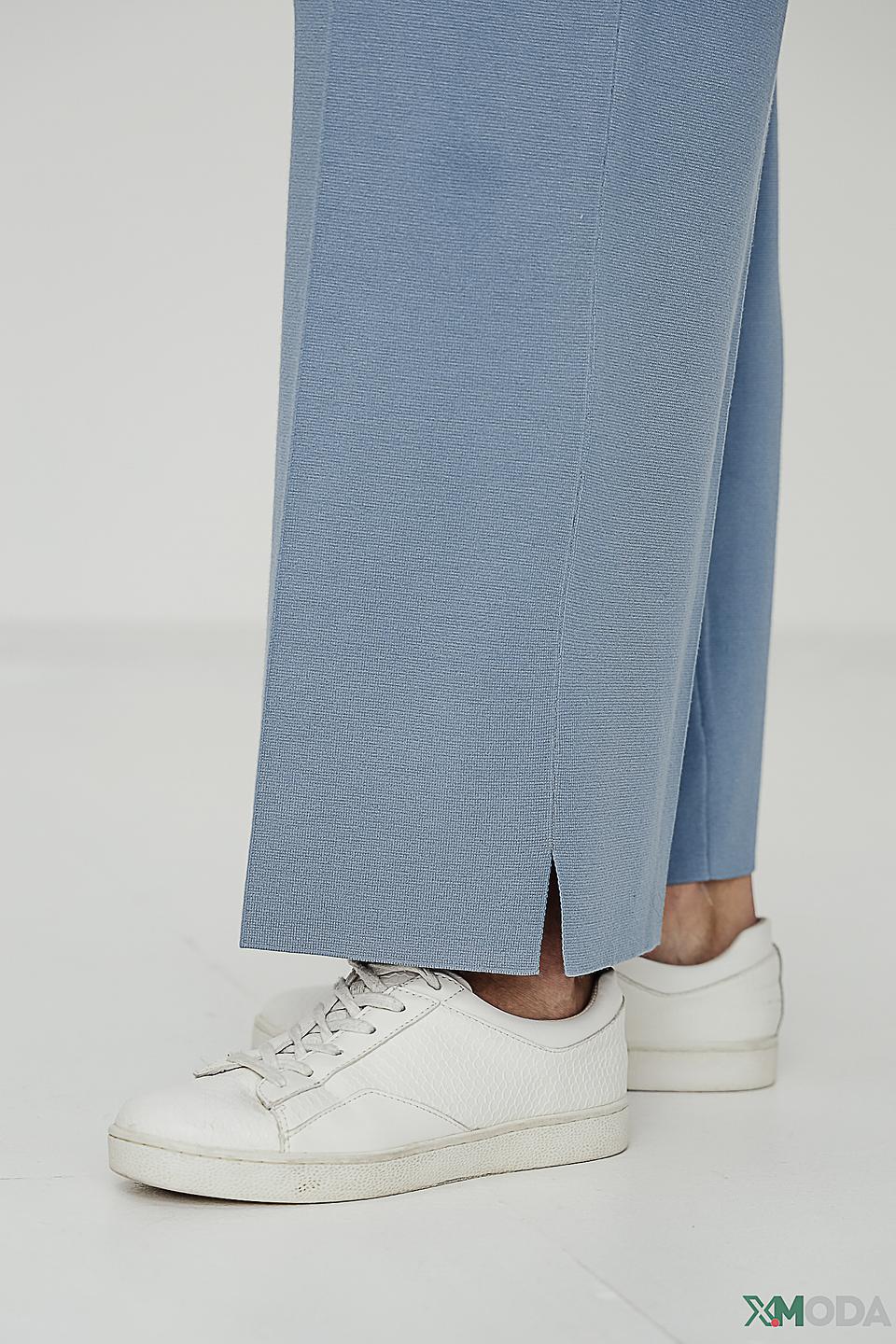 Брюки трикотажные Lecomte голубые