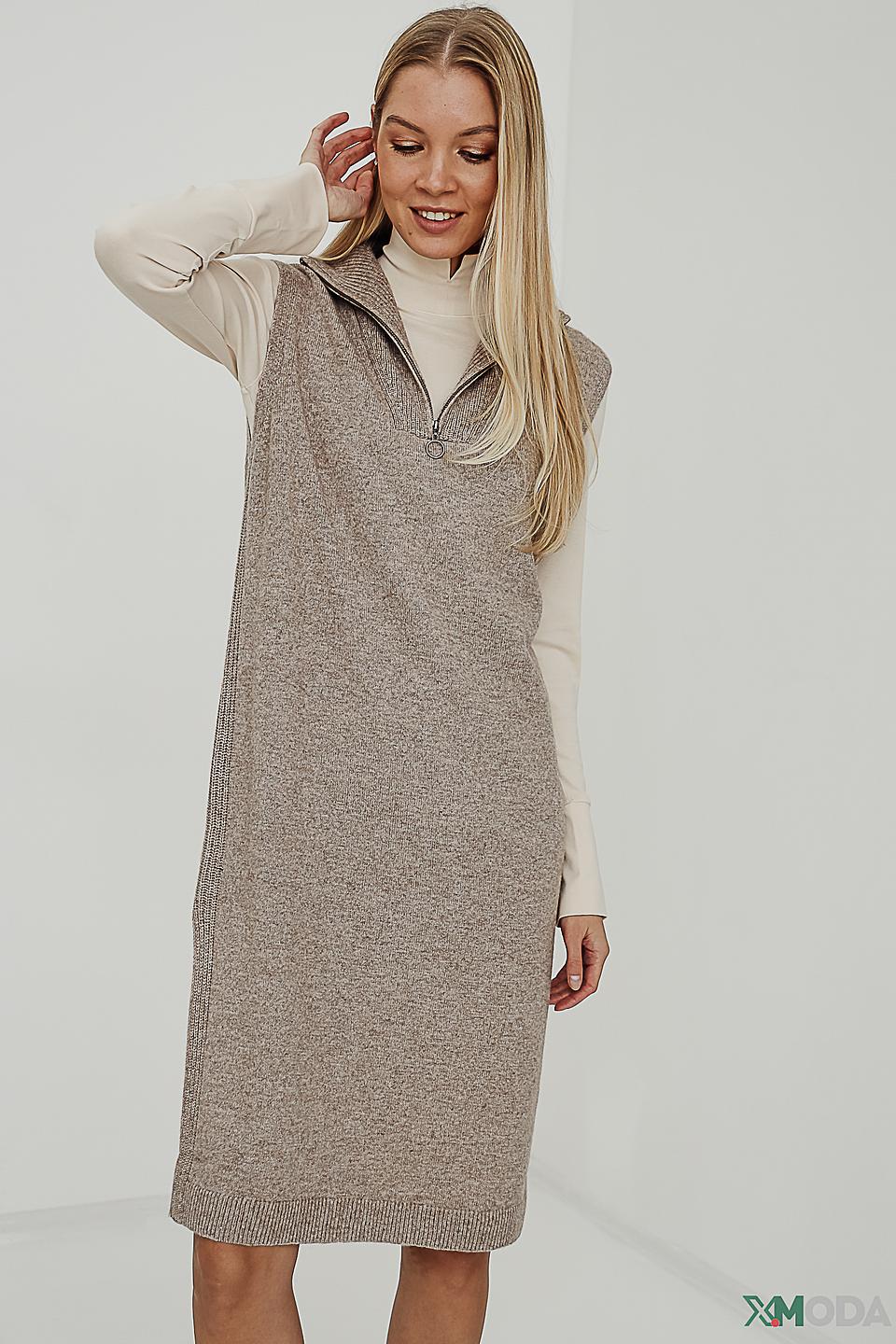 Платье-жилет Oui серое