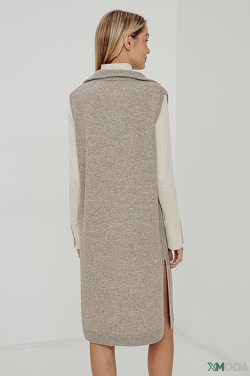 Платье-жилет Oui серое