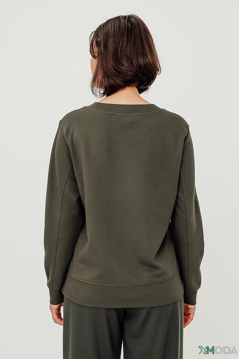 Толстовка Margittes с тигром хаки