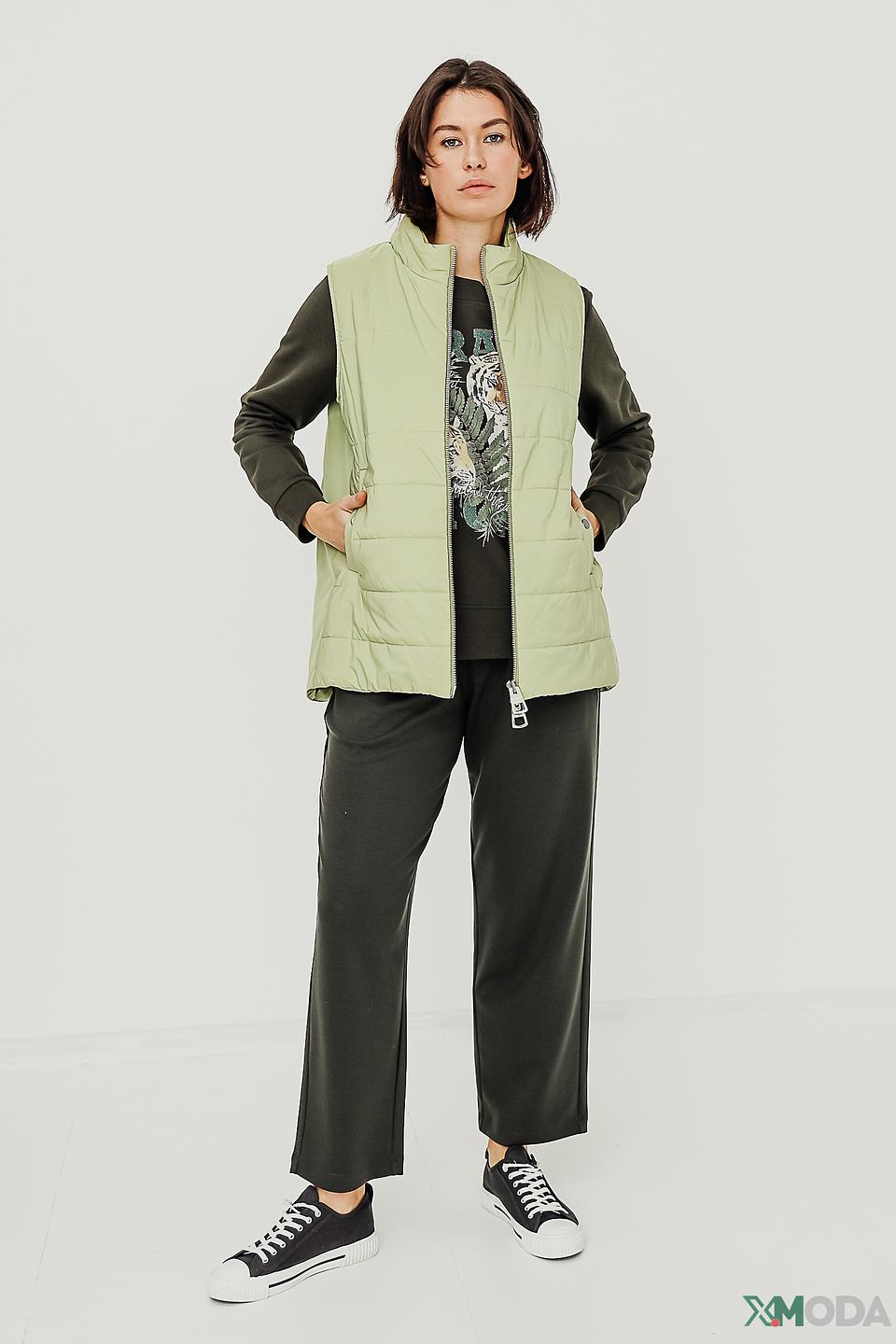 Жилет стеганый Margittes оливковый