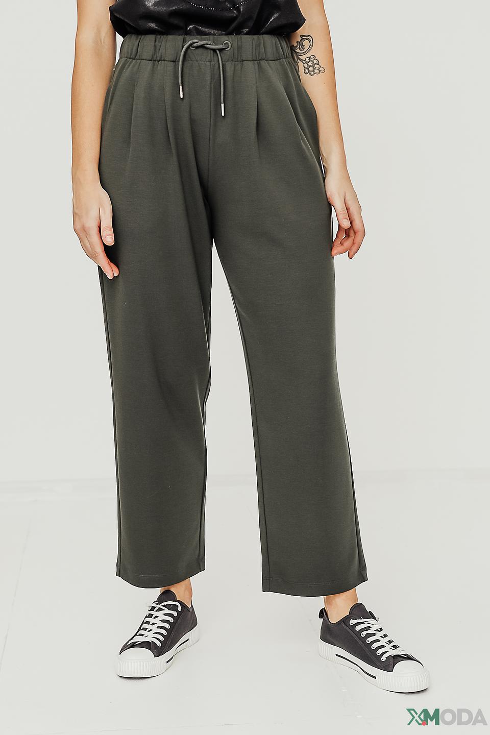 Брюки Margittes хаки с поясом