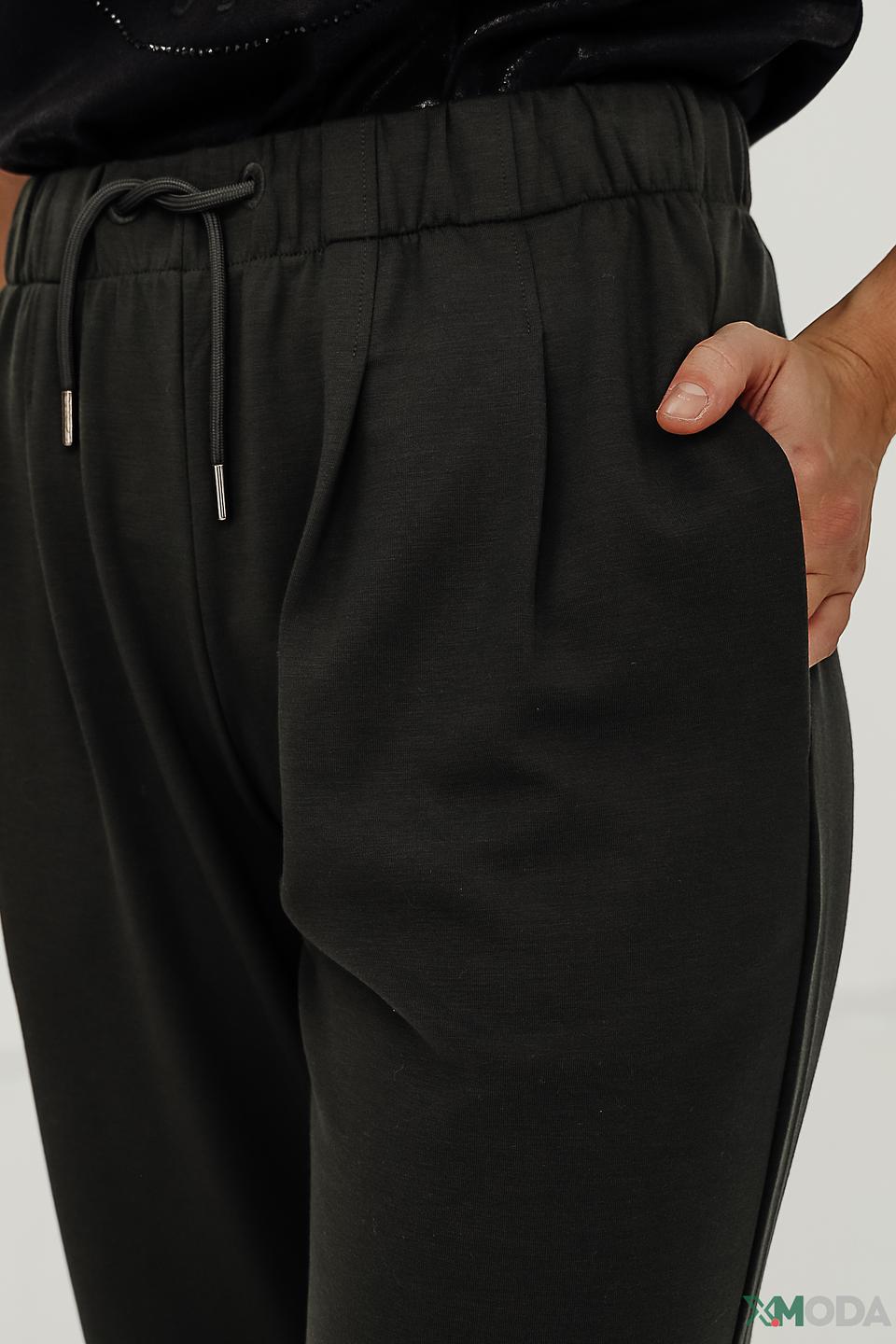 Брюки Margittes хаки с поясом