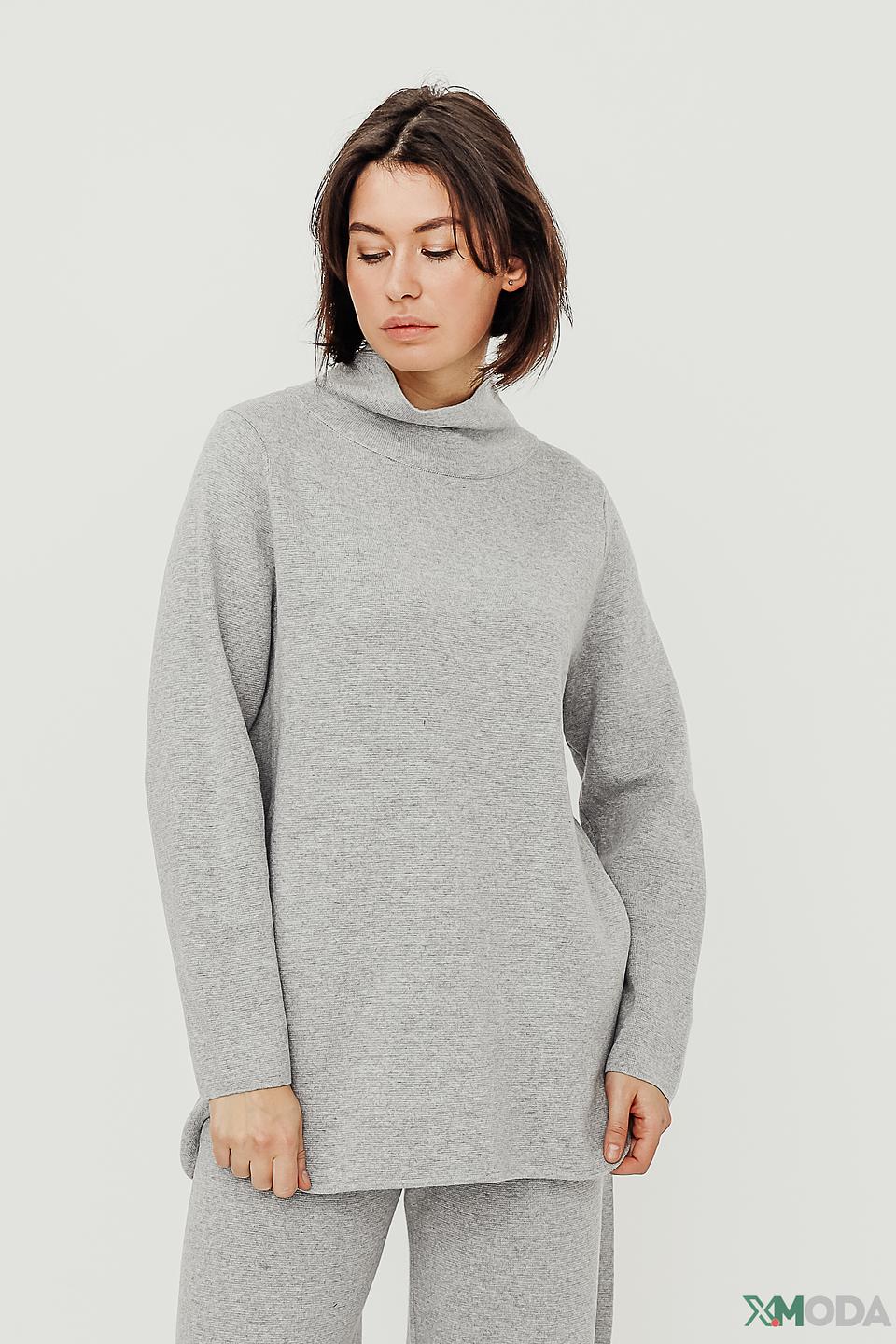 Водолазка Oui серая меланж