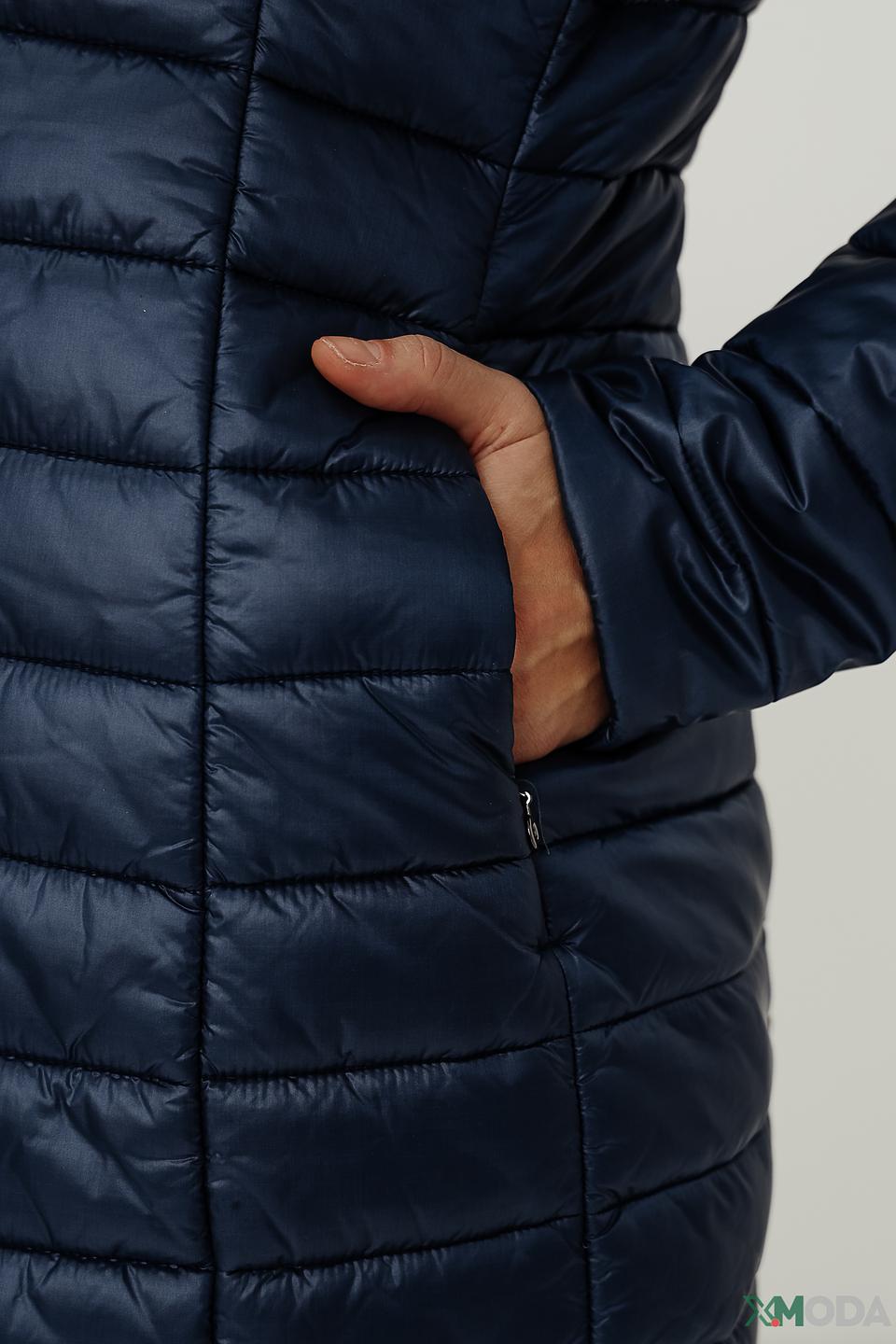 Пальто Bugatti стеганое синее