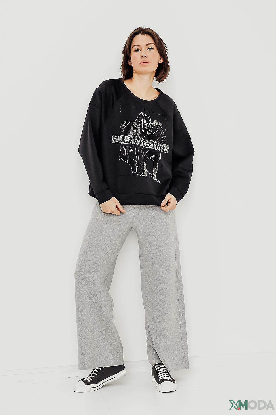 Толстовка Monari с ковбойским принтом