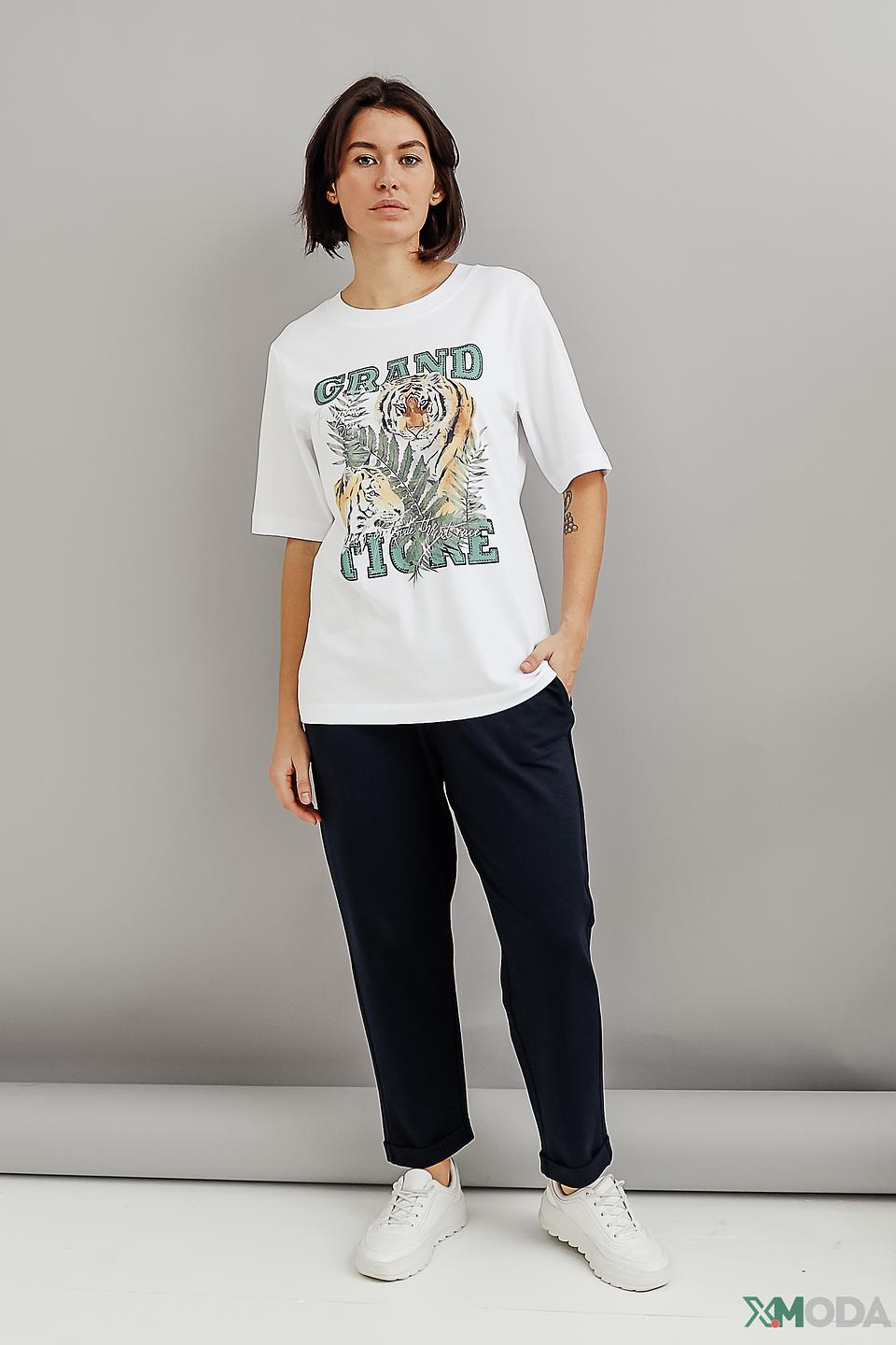 Брюки трикотажные Margittes темно-синие