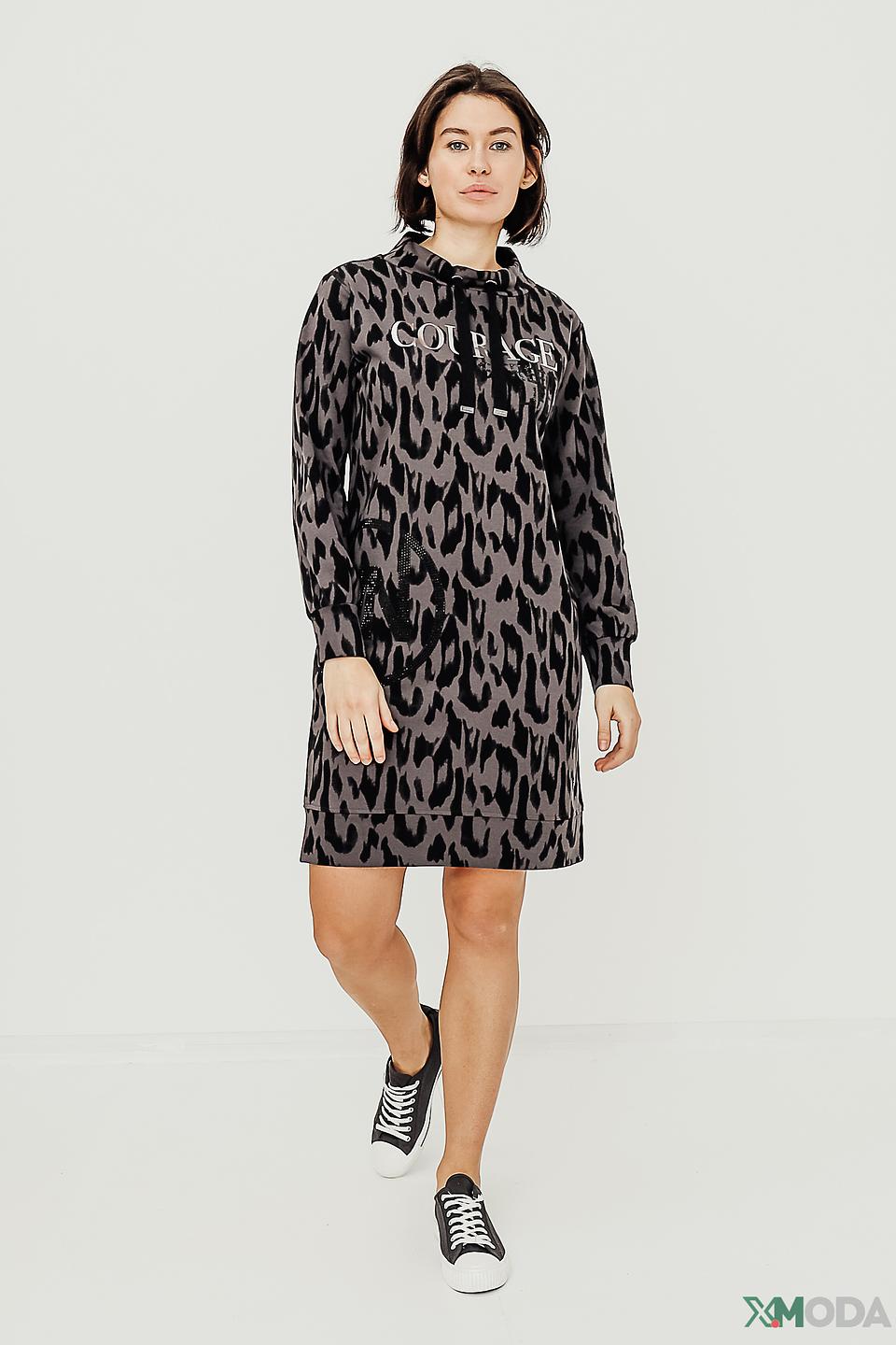 Платье Monari леопардовый принт
