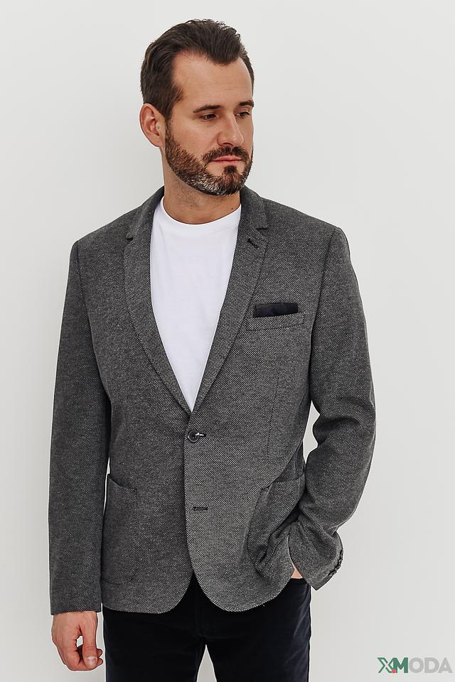 Пиджак Calamar серый в клетку