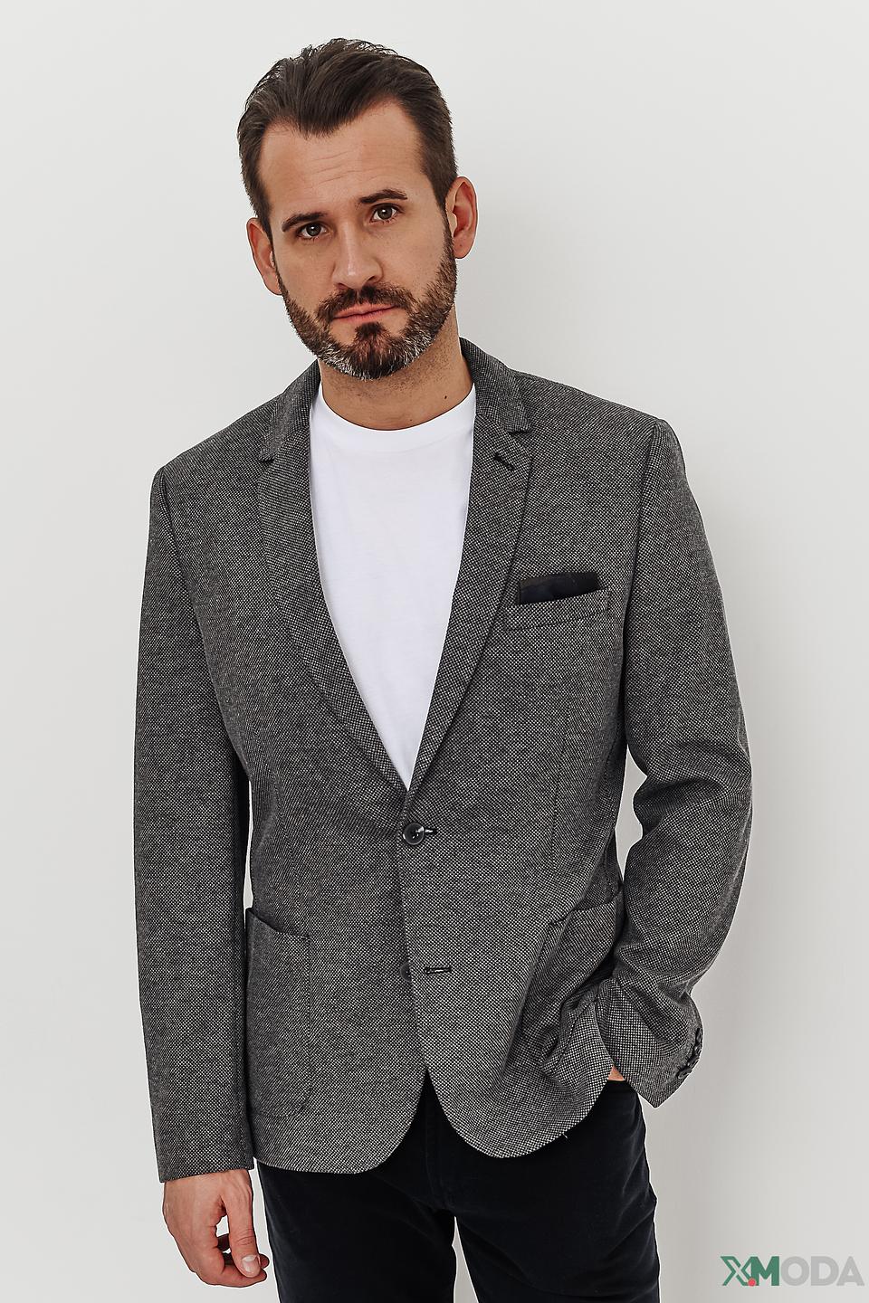 Пиджак Calamar серый в клетку