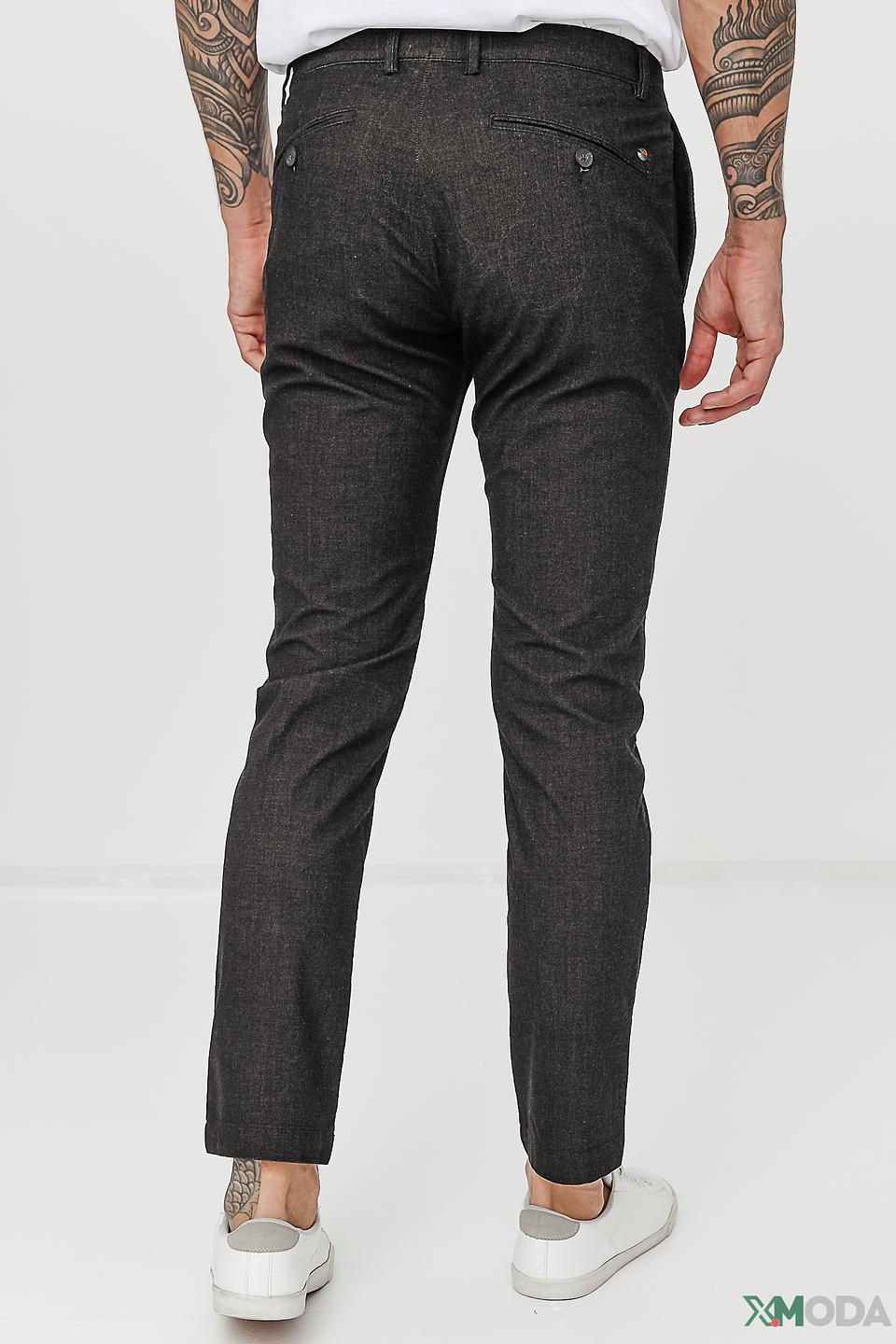 Брюки Bugatti серые текстурные