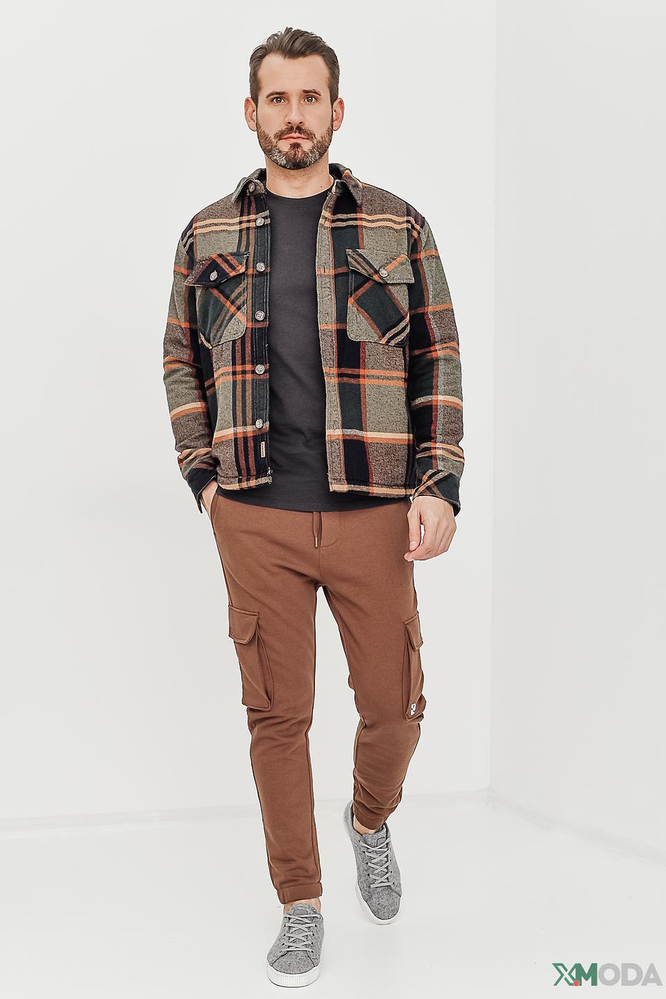 Спортивные брюки Tom Tailor коричневые