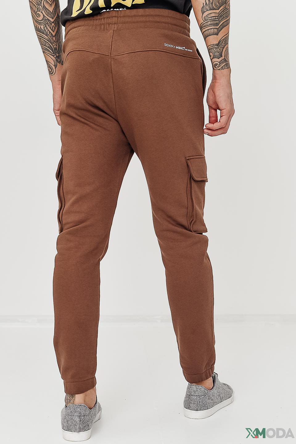 Спортивные брюки Tom Tailor коричневые