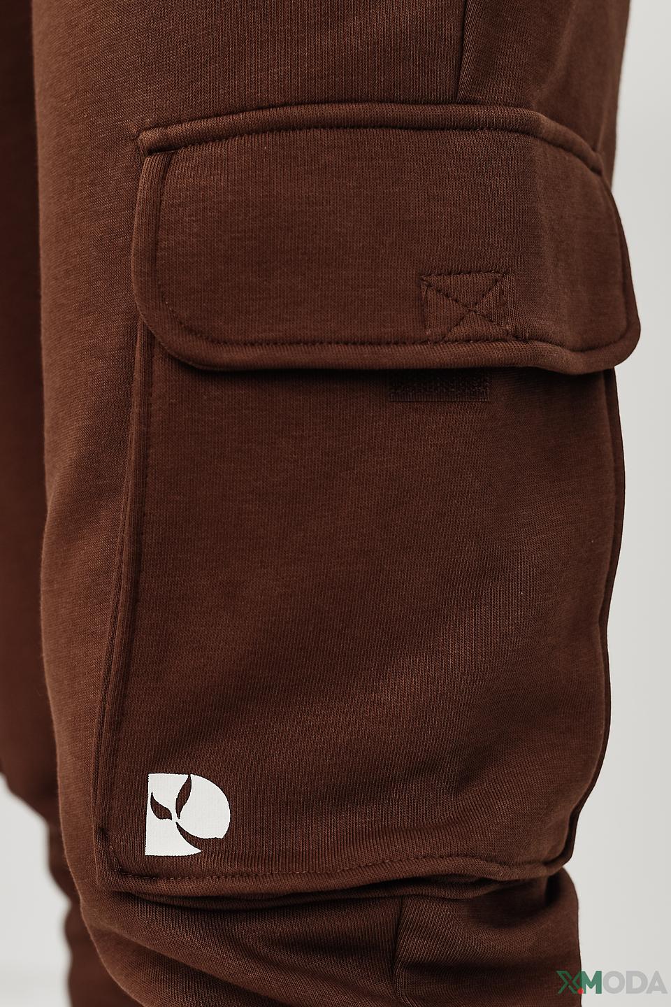 Спортивные брюки Tom Tailor коричневые