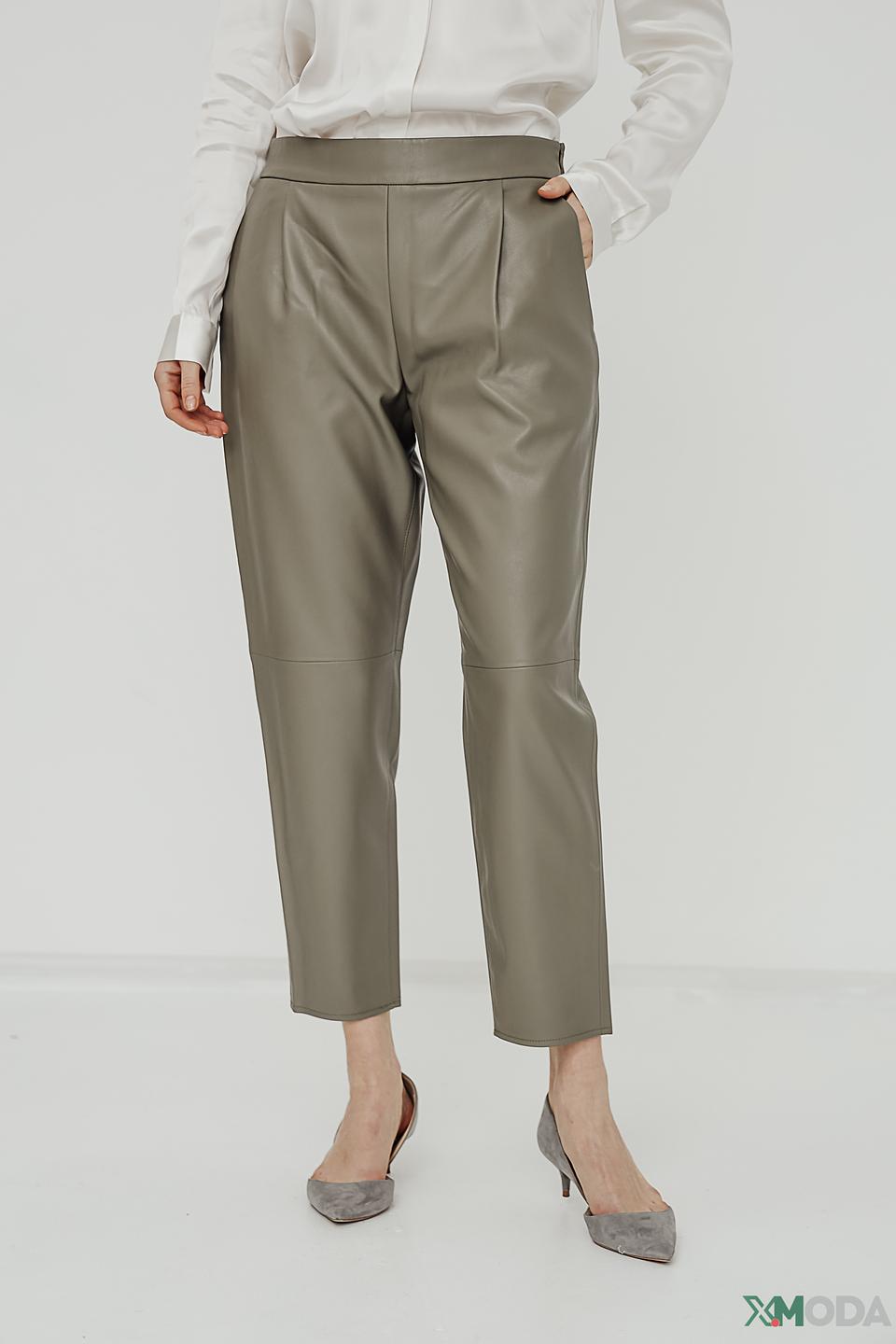 Брюки Taifun экокожа хаки