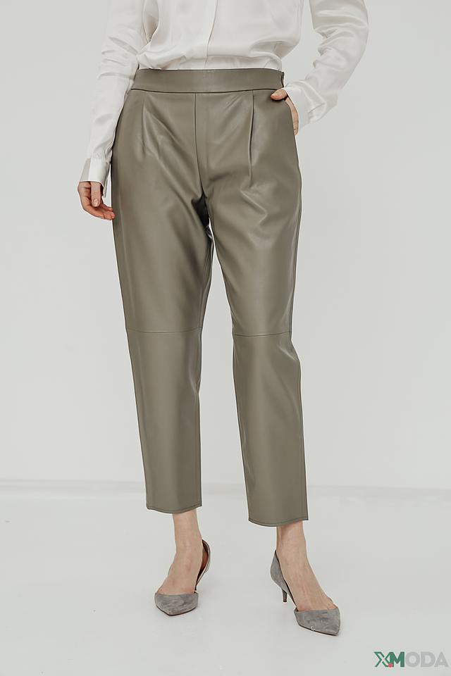 Брюки Taifun экокожа хаки