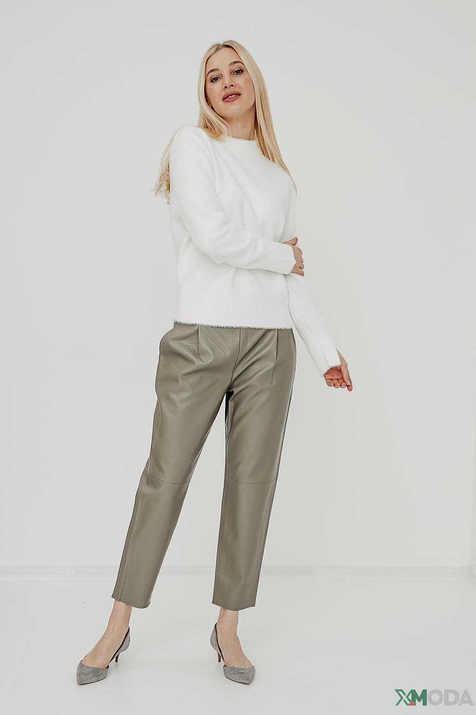 Брюки Taifun экокожа хаки