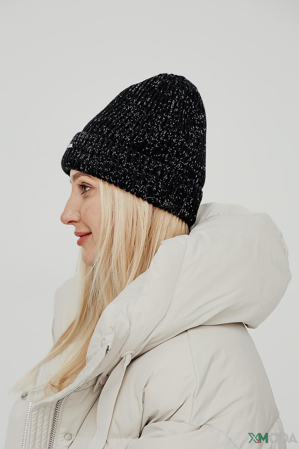 Шапка Wegener вязаная чёрная