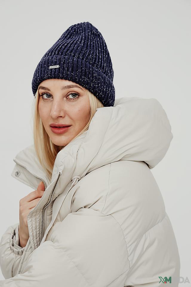 Шапка Wegener вязаная синяя