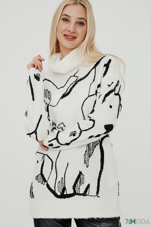 Водолазка Marc Cain с принтом