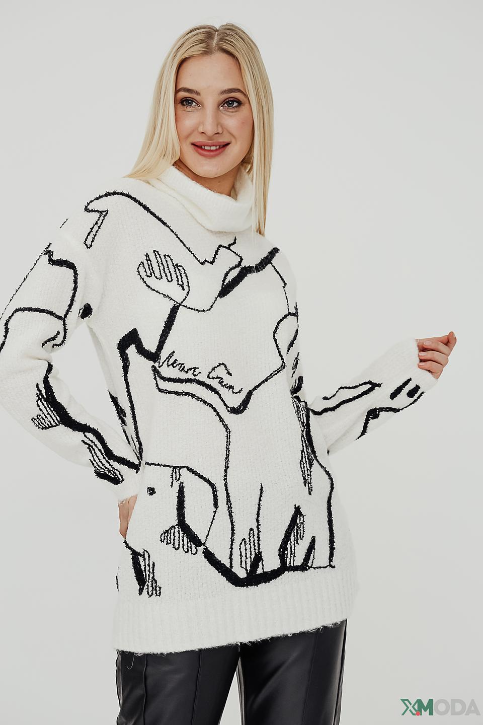 Водолазка Marc Cain с принтом