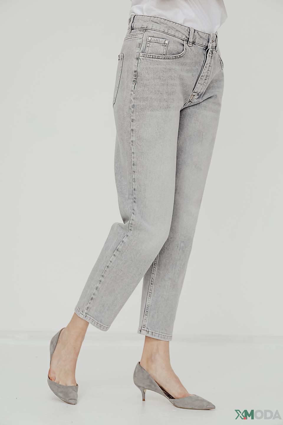Джинсы Oui серые прямые